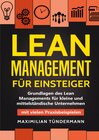 Buchcover Lean Management für Einsteiger