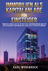 Buchcover Immobilien als Kapitalanlage für Einsteiger