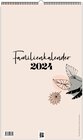 Buchcover Design Familienkalender 2024 Boho Style / Scandi / Florale Ästhetik