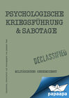 Buchcover Handbuch - Psychologische Kriegsführung und Sabotage