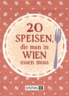 Buchcover 20 Speisen, die man in Wien essen muss