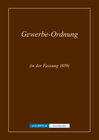 Buchcover Gewerbe-Ordnung - Geschichte