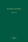 Buchcover Mozart Studien Band 25