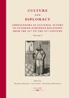 Buchcover Culture and Diplomacy