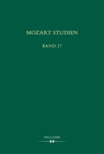 Buchcover Mozart Studien Band 27