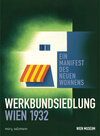 Buchcover Werkbundsiedlung Wien 1932.