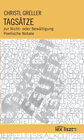 Buchcover TAGSÄTZE zur Nicht- oder Bewältigung