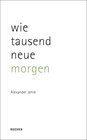 Buchcover wie tausend neue morgen