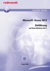 Buchcover Microsoft Access 2013 Einführung (auf Basis Windows 8/8.1)