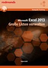 Buchcover Excel 2013 Große Listen verwalten