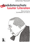 Buchcover Anekdotenschatz - Lauter Literaten