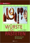 Buchcover Würste und Pasteten