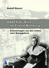 Buchcover Baden bei Wien im Ersten Weltkrieg