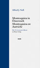Buchcover Montesquieu in Österreich / Montesquieu en Autriche