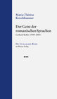 Buchcover Der Geist der romanischen Sprachen