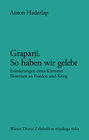 Buchcover Graparji – so haben wir gelebt