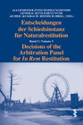 Buchcover Entscheidungen der Schiedsinstanz für Naturalrestitution