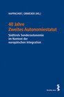 Buchcover 40 Jahre Zweites Autonomiestatut