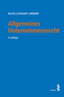 Buchcover Allgemeines Unternehmensrecht