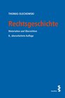 Buchcover Rechtsgeschichte