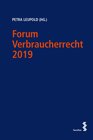 Buchcover Forum Verbraucherrecht 2019