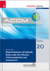 Buchcover Material behavior of hydraulic fluids under the influence of thermoelasticity and entrained air