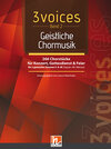 Buchcover 3 voices Band 2 - Geistliche Chormusik