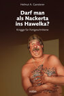 Buchcover Darf man als Nackerta ins Hawelka?