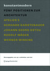 Buchcover konstantmodern