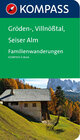 Buchcover Kompass Wanderführer Grödental Villnößtal, Seiser Alm Familienwanderungen