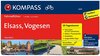 Buchcover KOMPASS Fahrradführer Elsass, Vogesen