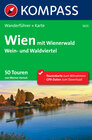 Buchcover Kompass Wanderführer Wien mit Wienerwald, Wein- und Waldviertel