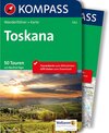 Buchcover KOMPASS Wanderführer Toskana