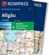 Buchcover KOMPASS Wanderkarten-Taschenatlas Allgäu 1:35.000
