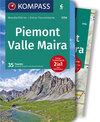 Buchcover KOMPASS Wanderführer Piemont, Valle Maira, 35 Touren mit Extra-Tourenkarte