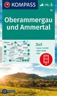 Buchcover KOMPASS Wanderkarte 05 Oberammergau und Ammertal 1:35.000