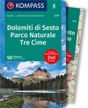 Buchcover KOMPASS guida escursionistica Dolomiti di Sesto, Parco Naturale Tre Cime, 50 itinerari