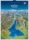 Buchcover KOMPASS Panorama-Poster Der Gardasee, Lago di Garda