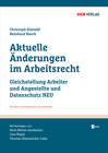 Buchcover Aktuelle Änderungen im Arbeitsrecht