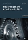 Buchcover Neuerungen im Arbeitsrecht 2020