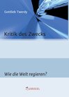 Buchcover Kritik des Zwecks