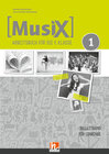 Buchcover MusiX 1 A (LP 2023) Begleitband für Lehrende