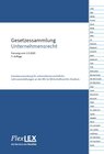 Buchcover Gesetzessammlung Unternehmensrecht