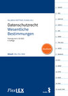 Buchcover FlexLex Datenschutzrecht - Wesentliche Bestimmungen | Studium