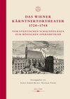 Buchcover Das Wiener Kärntnertortheater 1728–1748