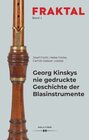 Buchcover Georg Kinskys nie gedruckte Geschichte der Blasinstrumente