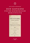 Buchcover Don Giovanni und die habsburgische Heiratspolitik