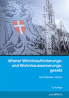 Buchcover Wiener Wohnbauförderungs- und Wohnhaussanierungsgesetz