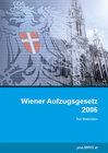 Buchcover Wiener Aufzugsgesetz 2006