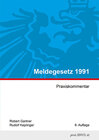 Buchcover Meldegesetz 1991